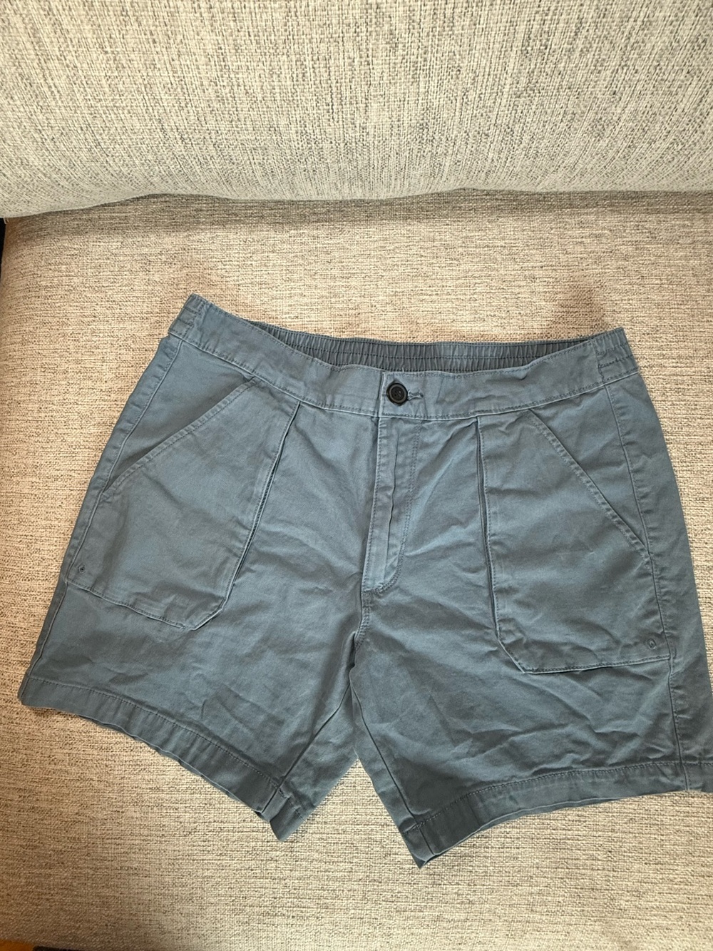 St. John’s Bay Women’s Size 34 Dusty Blue•Utility Shorts•Stretch•Cotton
